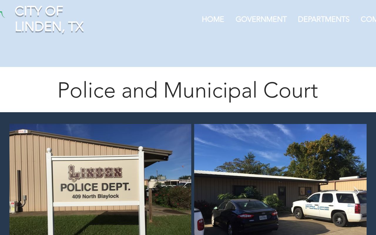 Linden warrant records reference, city police and municipal court page
