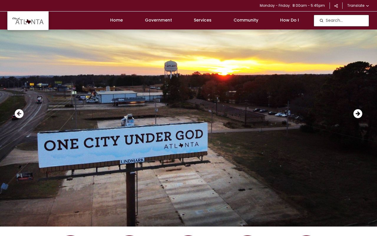 Atlanta warrant records reference, official Atlanta city homepage