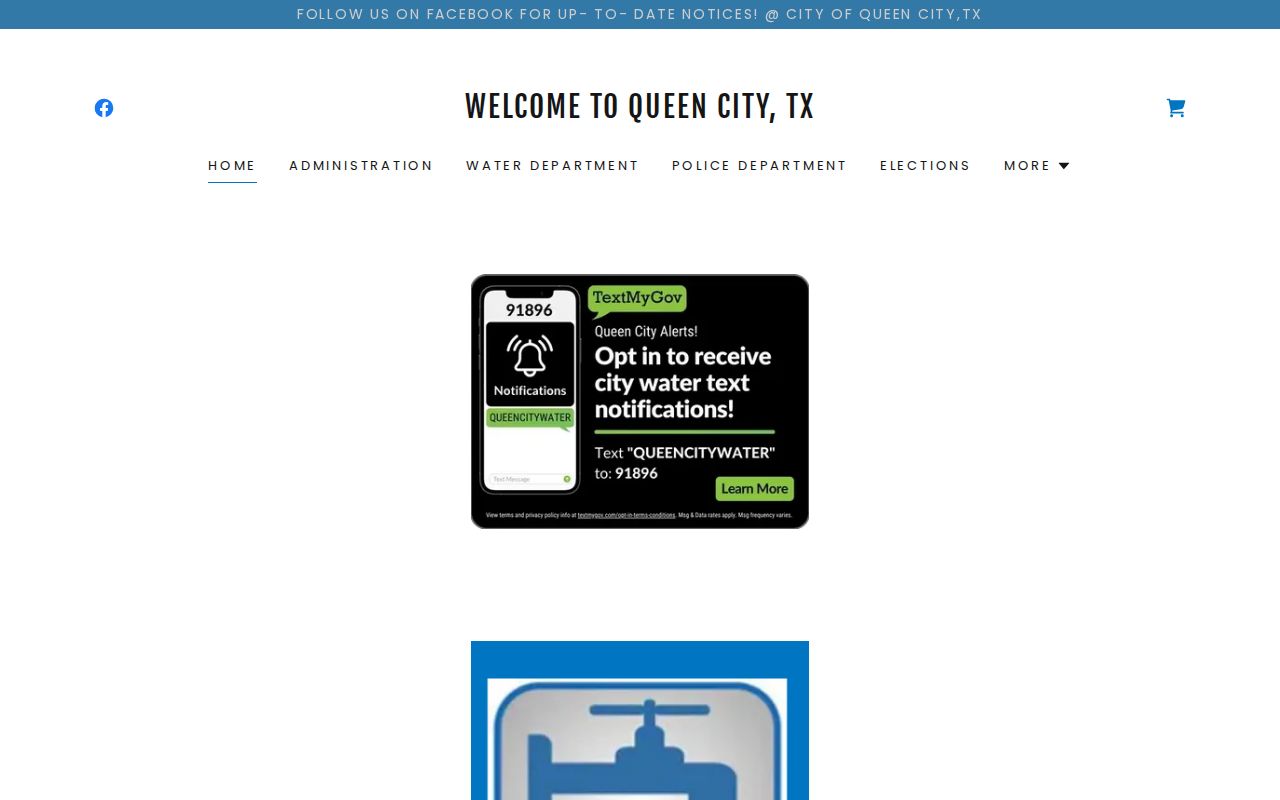 Queen City warrant records reference, official city hall contact page